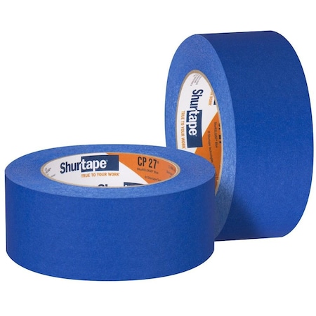 Shurtape CP 27 Blue Painter's Tape, 2 in. x 60 yds, Blue, 5.7 mil 202880